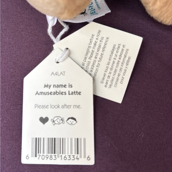 Jellycat AMUSEABLES LATTE Authentic in-hand Summer 2025 Foodie FOMO out of stock - Picture 9 of 11